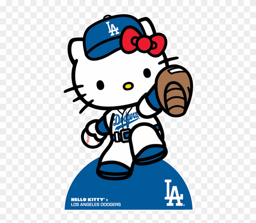 Hello Kitty - Dodgers Hello Kitty - Free Transparent PNG Clipart