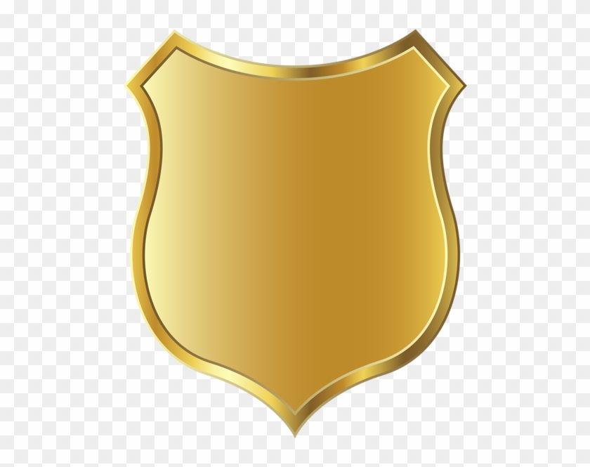 Golden Badge Template Png Clipart Picture - Escudo Dorado Png #390940