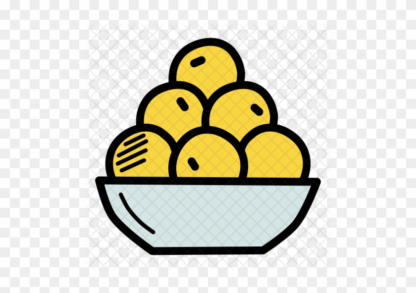 Laddu Icon - Outline Image Of Laddu #392390