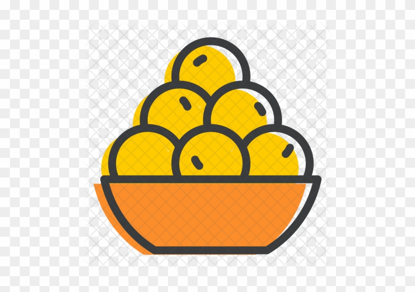 Laddu Icon - Outline Image Of Laddu #392487