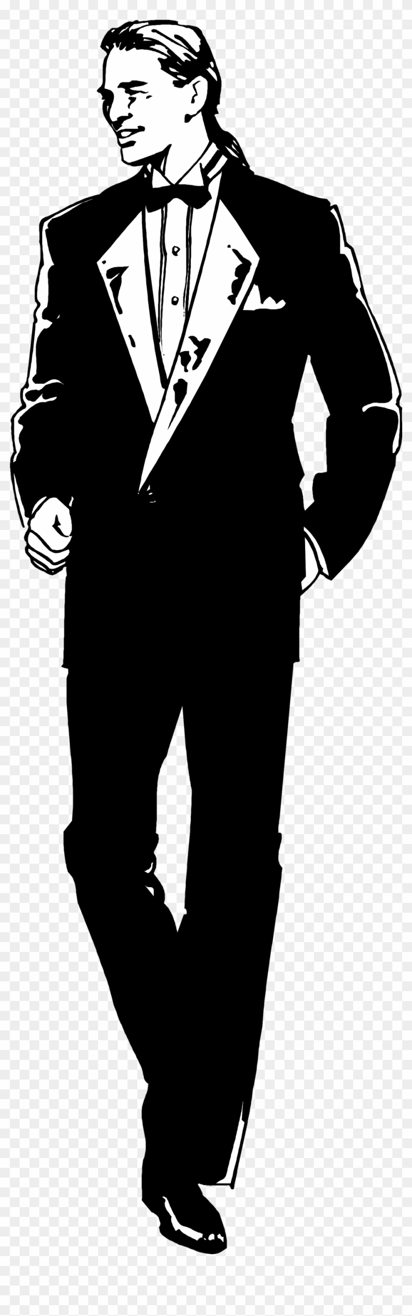 black and white tuxedo clip art
