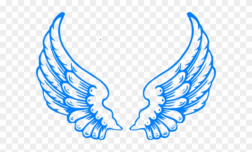 Pink Guardian Angel Wings Clip Art At Clker - Baby Blue Angel Wings #395708