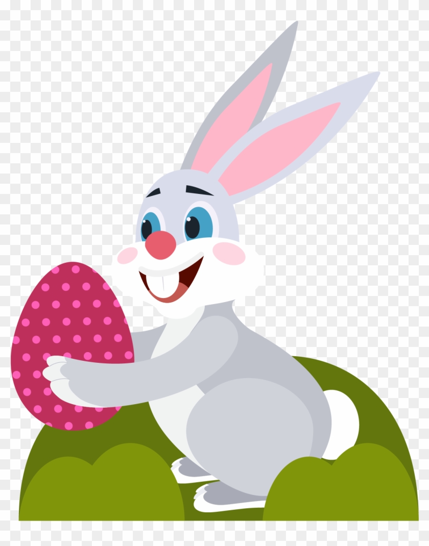 Easter Bunny Little White Rabbit Clip Art - Easter Bunny Little White Rabbit Clip Art #397303