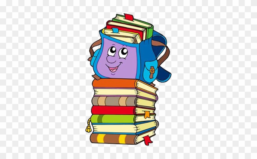 Gify Nena - Škola Str - - Cartoon Pile Of Books - Free Transparent PNG ...