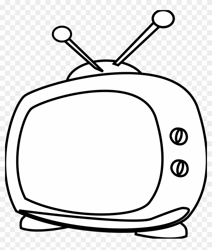 Clipart Info - Black And White Pictures Of Tv #403314