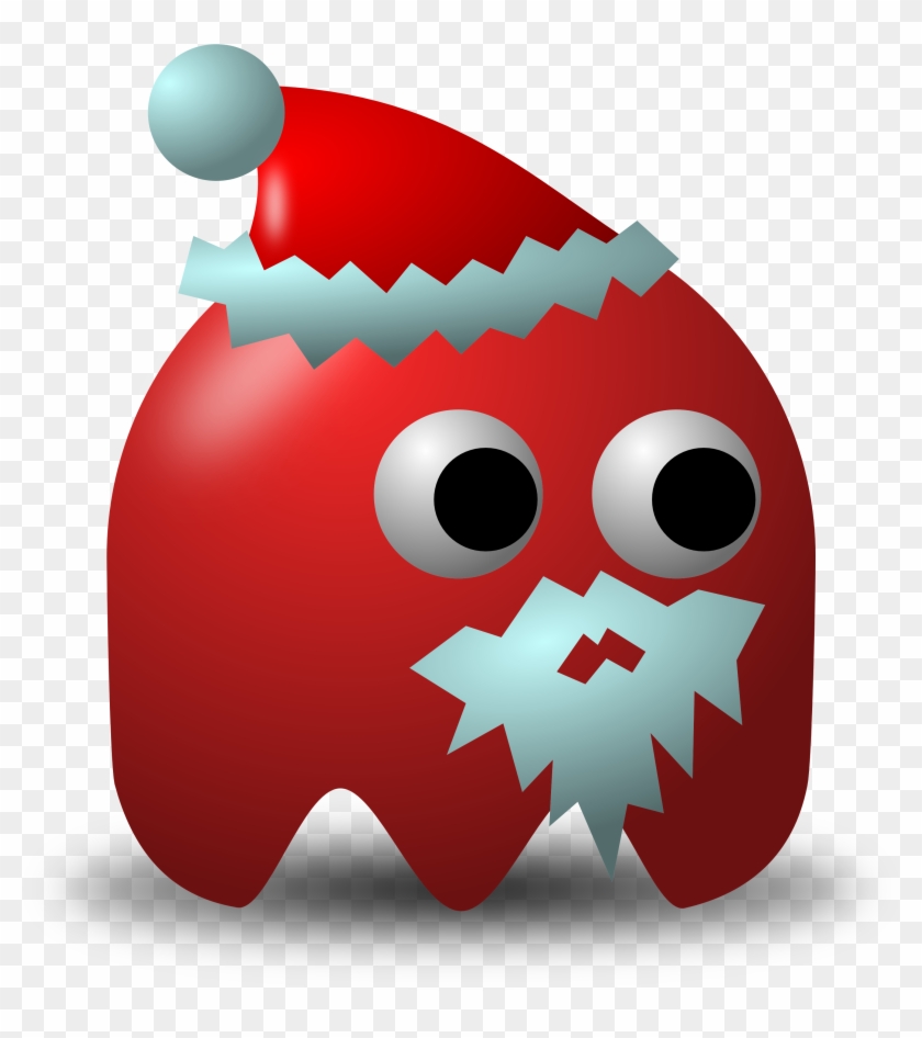 Free Vector Clipart Illustration Of Santa Claus Avatar - Ghost Santa Claus #403981