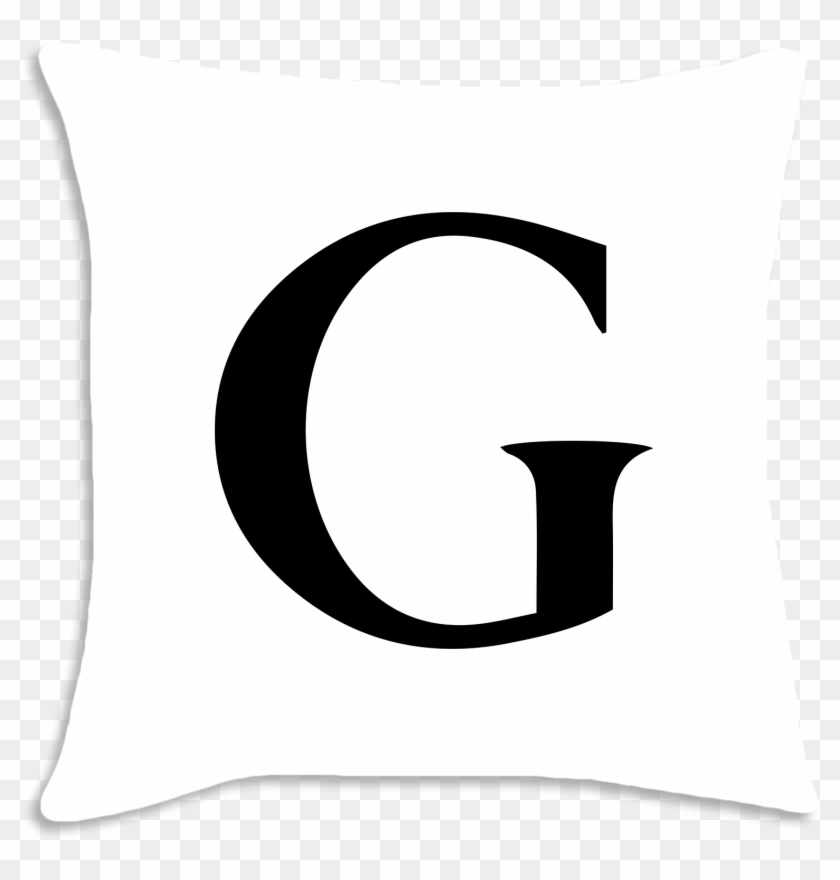 Letter G - Throw Pillow #404577