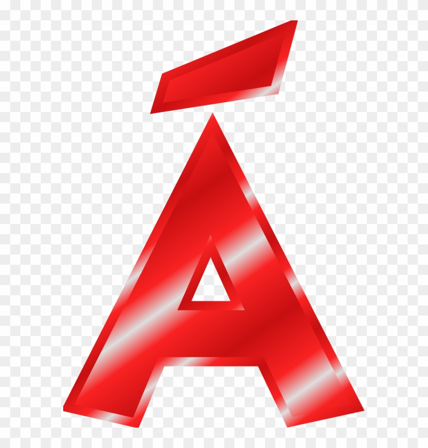 Effect Letters Alphabet Red - Green Letter A Clipart #404700