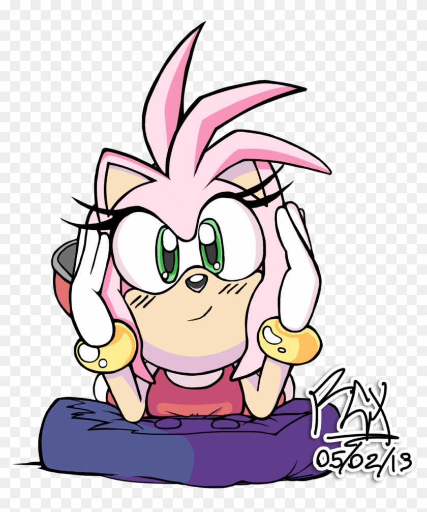 Amy Rose With Pillow By Rgxsupersonic Amy Rose With - Amy Rose #405884