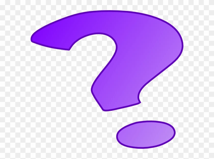 Purple Clipart Question Mark - Question Mark Gif Png #407029