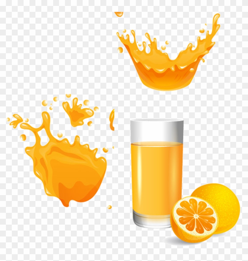 Orange Juice Fruit - وکتور اب پرتقال #409071