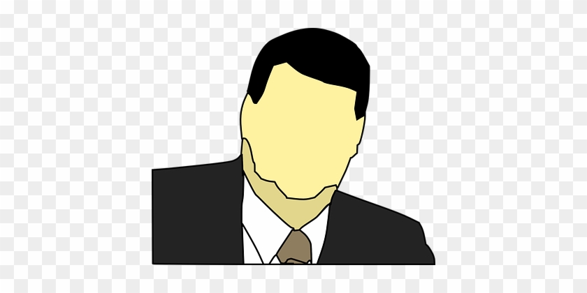 man in suit and tie clipart