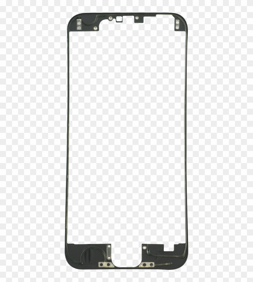 Iphone 6 Black Front Frame With Hot Glue - Iphone 6 #411315