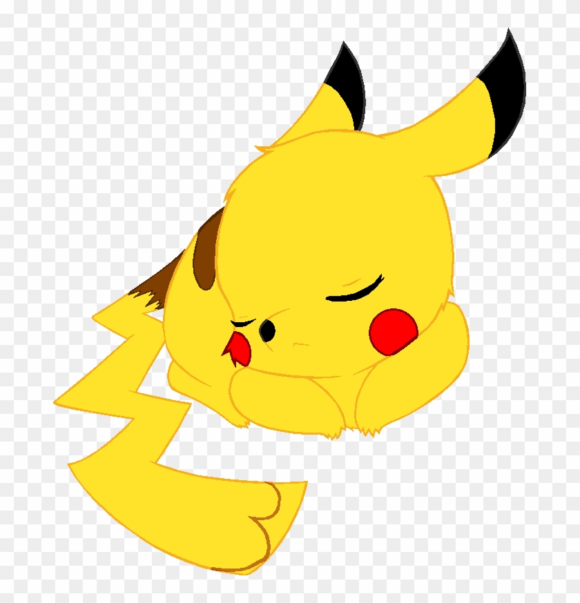 ~pokebase~ Sleeping Pikachu By Yukimemories - Pikachu #413248