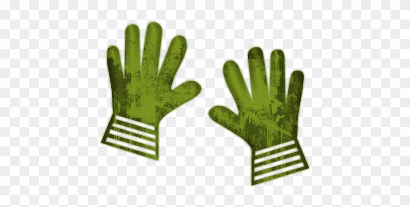 Glove Clipart Gloved Hand - Hand Gloves Icon #413664