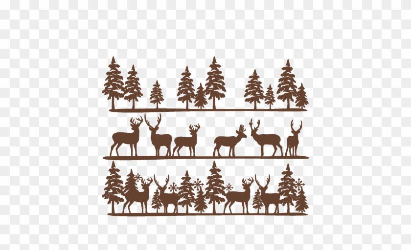 Download Wildlife Clipart Winter Scene Cricut Free Transparent Png Clipart Images Download