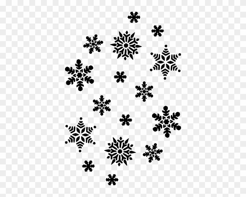 Winter Clip Art Black And White 2 - Winter Clip Art Black And White 2 #414239