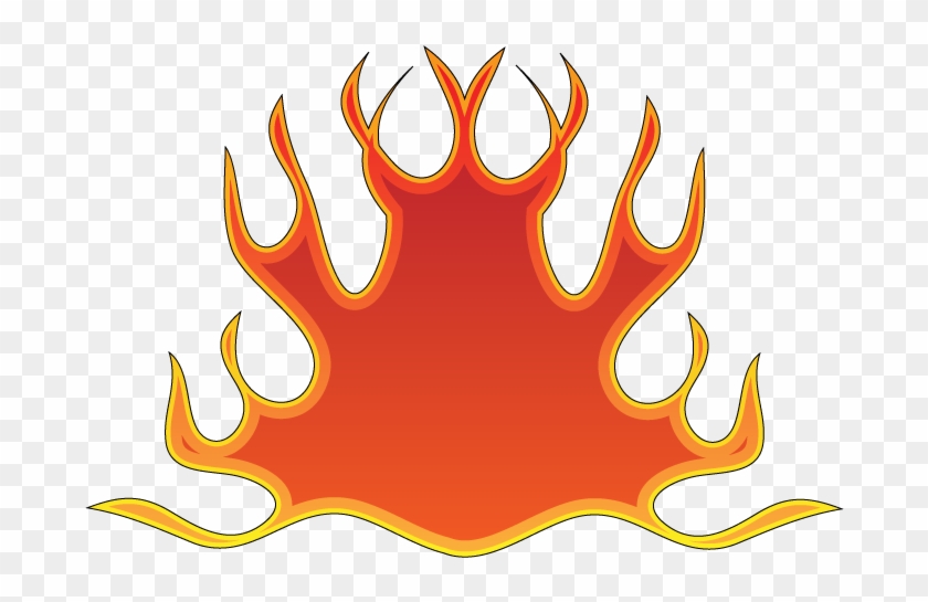 Drawn Flames Transparent - Flame #416417