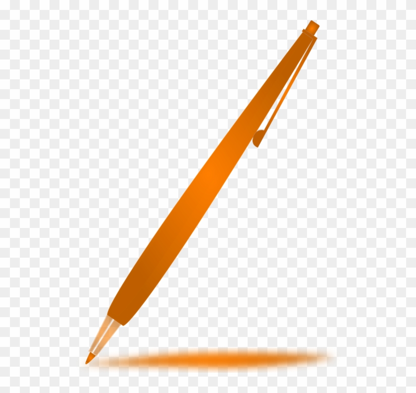 Pencil Sharpener Png 18, Buy Clip Art - Orange Pen Png #416766