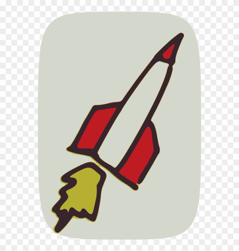 Clipart - Red Rocket - Rocket Launch #416933