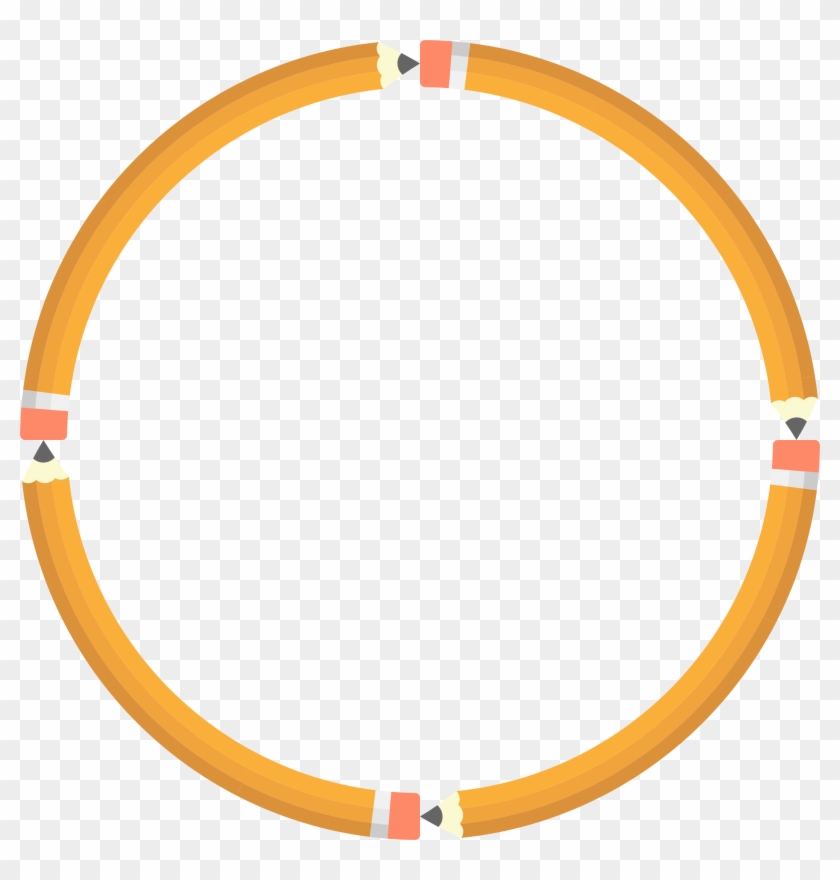 Clipart Pencil Circle - Pencil In Circle Png #416966