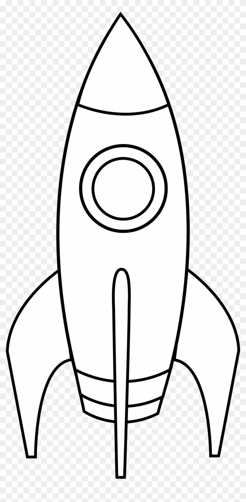 space ship clip art black and white