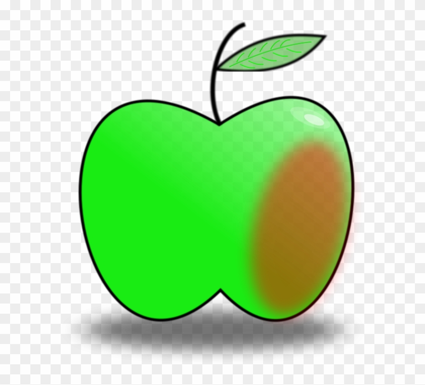 Free Simple Apple - صور تفاح أخضر رسوم #417268