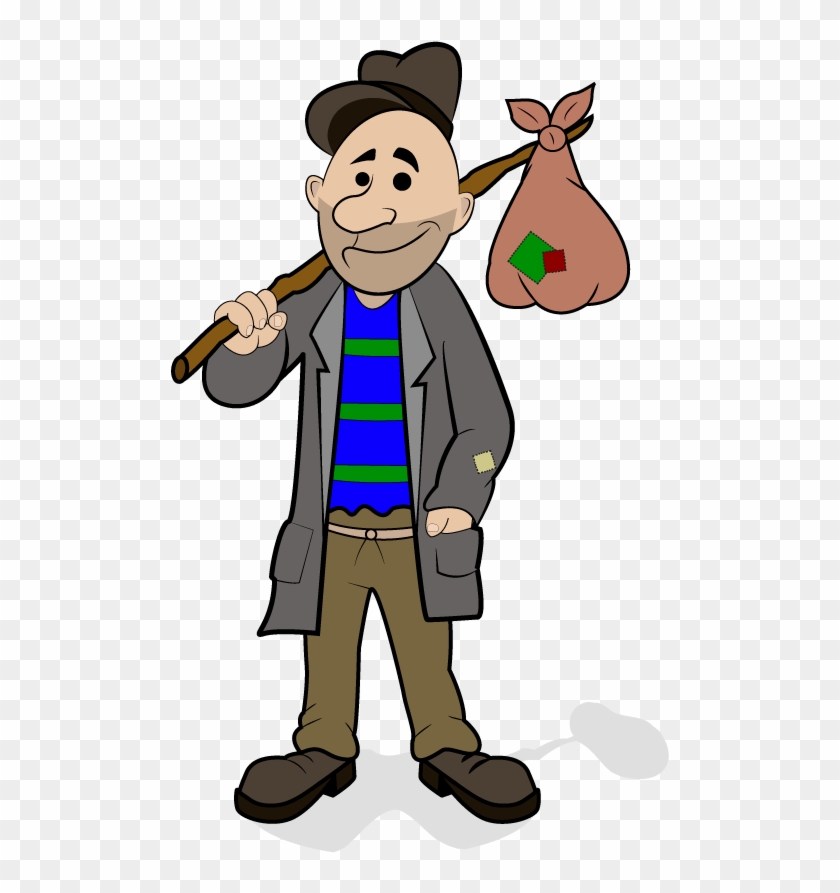 Hobo5 By Dorisofsign - Cartoon Image Of A Hobo #418155