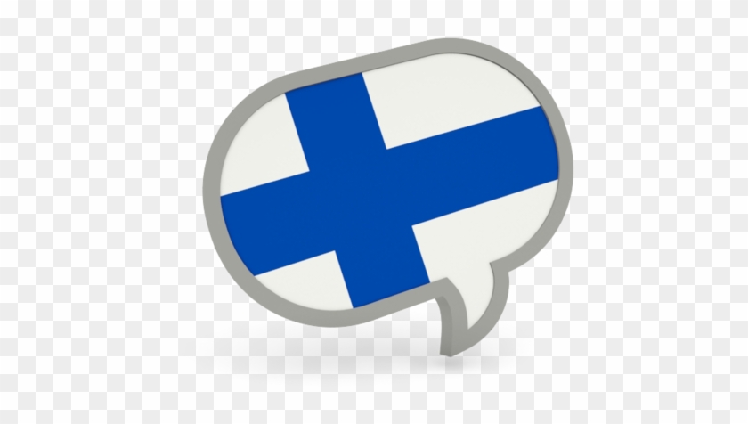 Finnish Flag On Transparent Background #419209