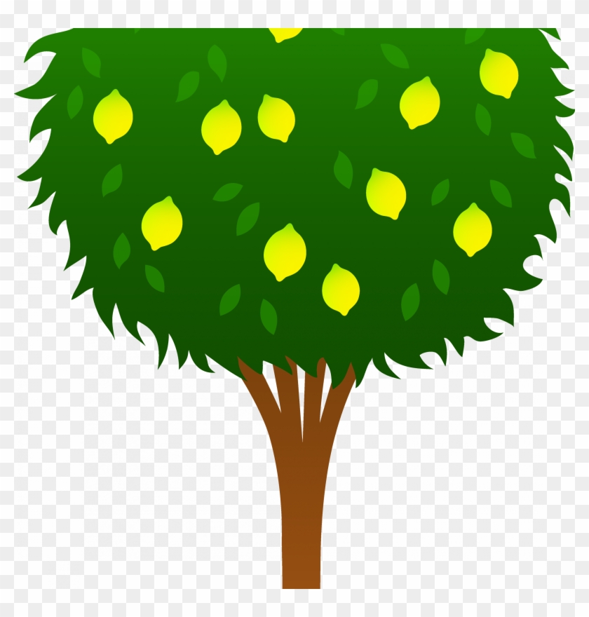 Cute Lemon Tree Free Clip Art - Lemon Tree Clipart #419244