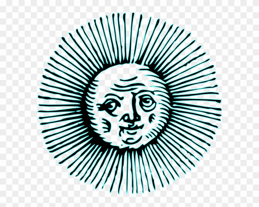 Woodcut Sun #68160