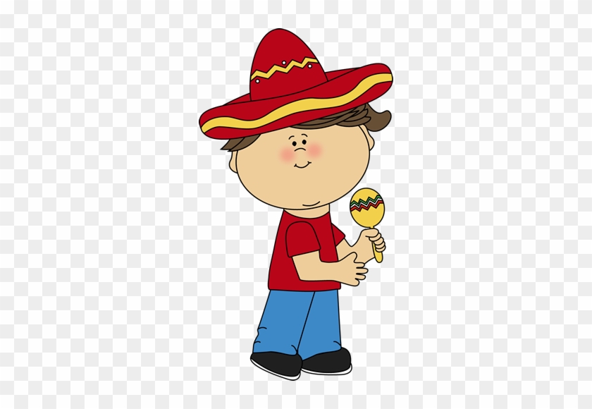 Girl With A Maraca - Cinco De Mayo Clipart Kids #69356