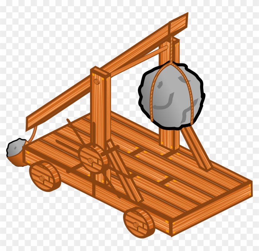 Catapult Clipart - Trebuchet Clipart #70400