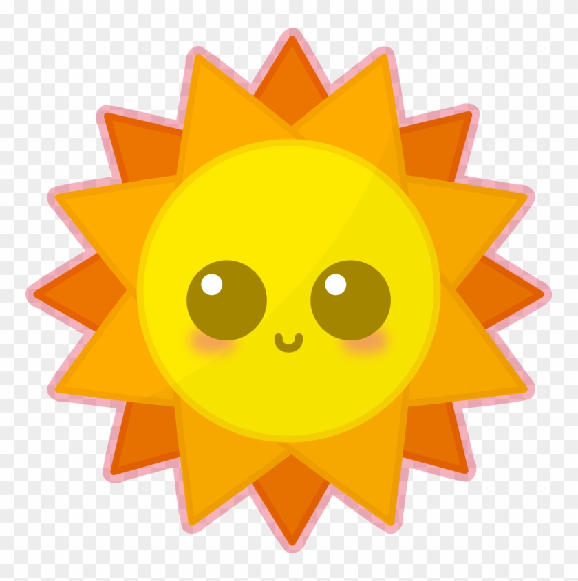 Images Of Cartoon Sun - Kawaii Sun - Free Transparent PNG Clipart ...