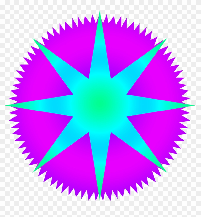 Blue Purple Star Image - Illustration #73359