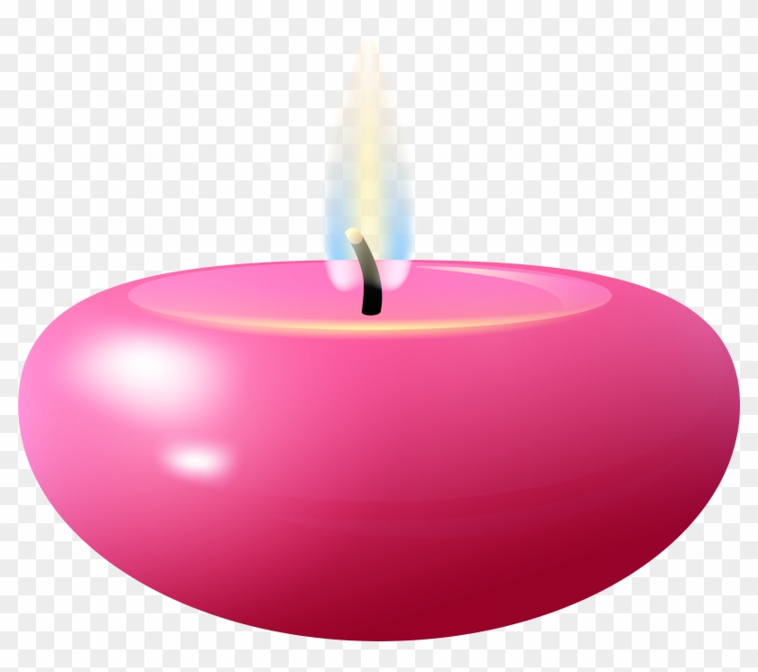 Pink Candles Png Clip Art - Pink Candles Png Clip Art #76571