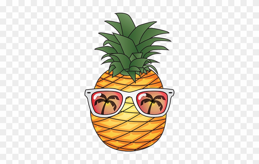 Pineapple Tshirt Cool Pineapple Hawaii Style Sunglasses - Free ...