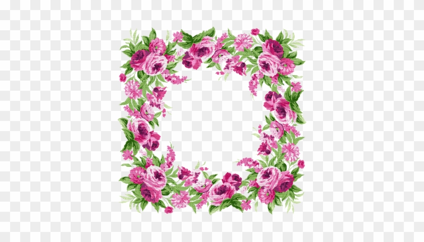 Pink Flower Frame - God Bless Your Sunday #421637