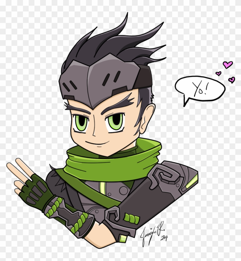 Ow Sparrow Genji Colored Green Eyes Cropped - Color #421848