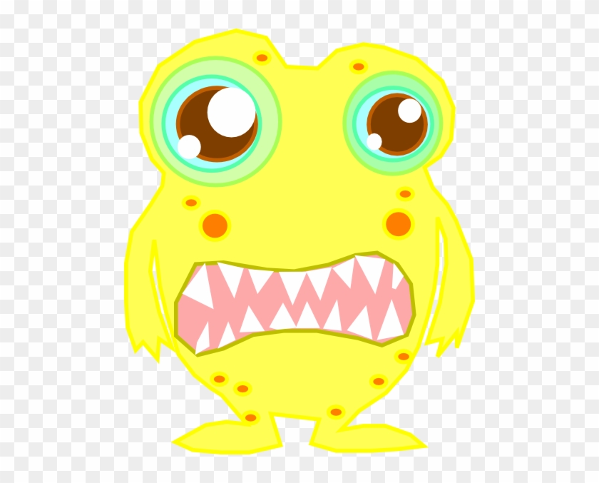 Monster Clipart Yellow Monster - Clip Art #422558