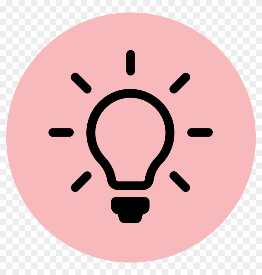 Light Bulb Icon Red - Light Bulb Icon Png #423554