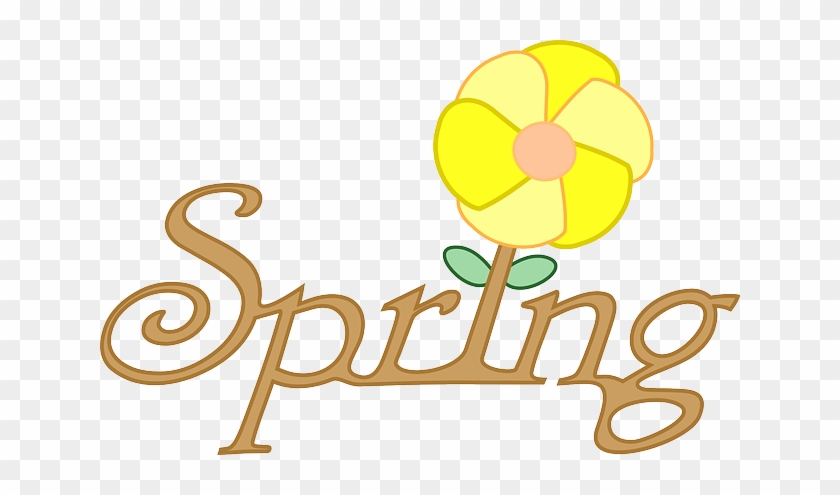 Text Spring, Flower, Text - Cartoon Pictures Of Spring Season #425847