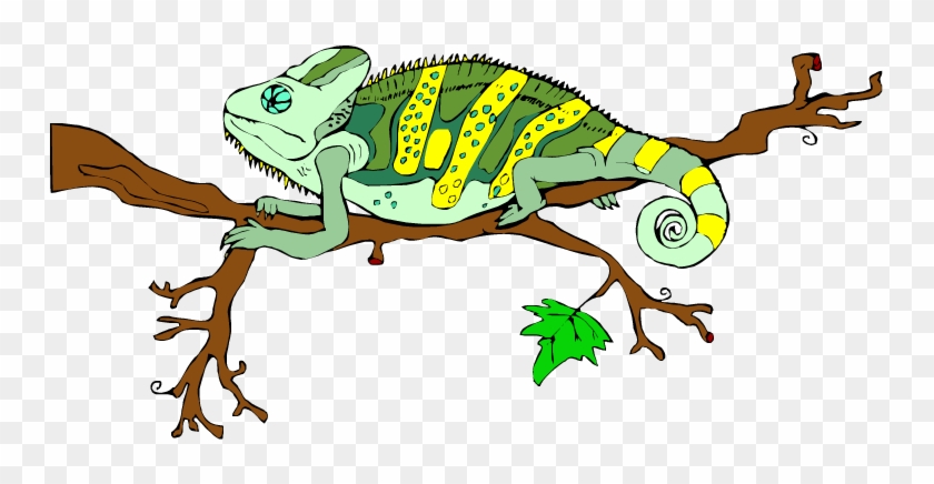 Lizard Clipart - Camaleon Gif Animado #425864