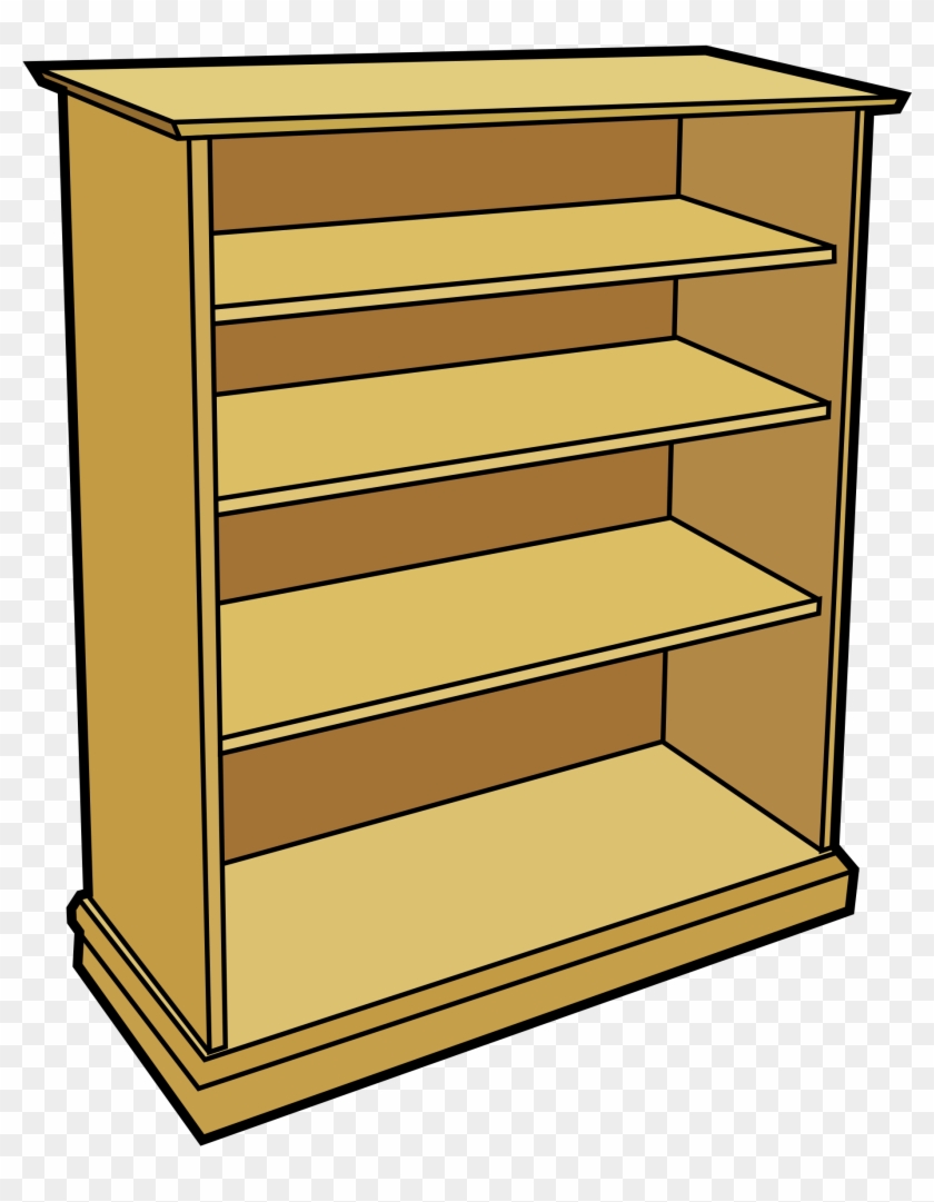 Big Image - Bookshelf Clip Art #426896