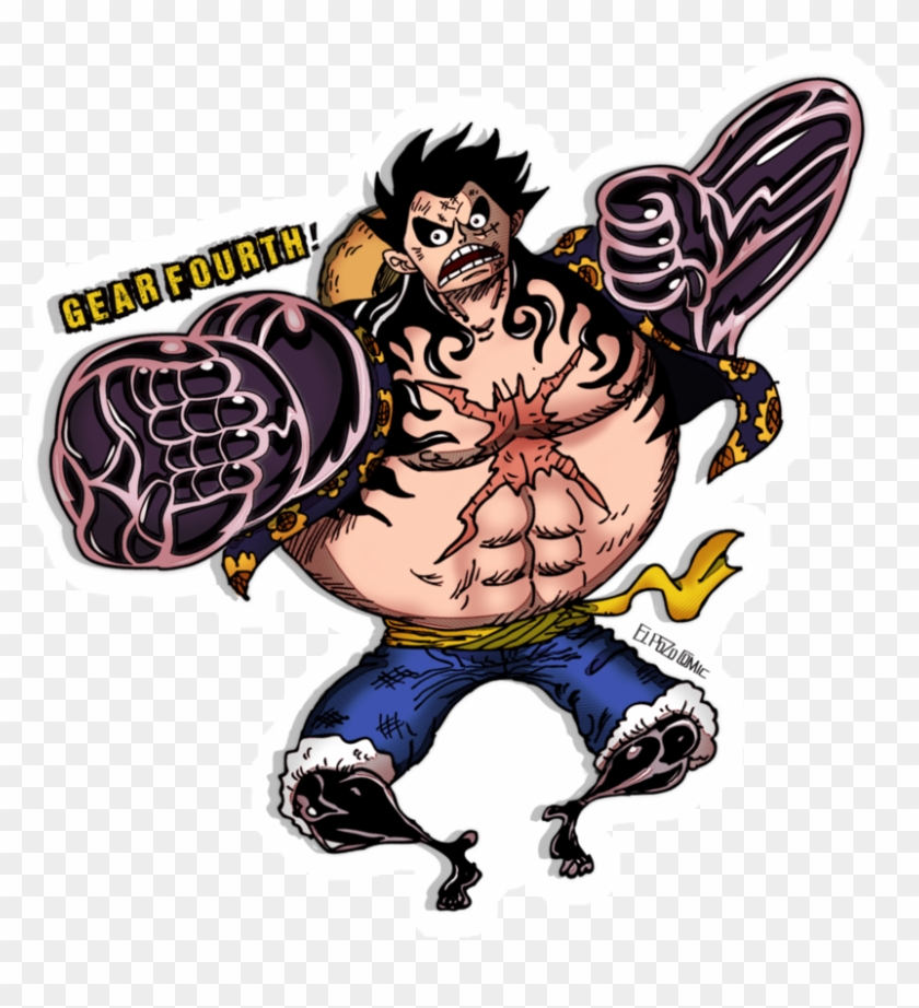 Hd Creatura - Drawing Luffy Gear 4 Png,Luffy Png - free