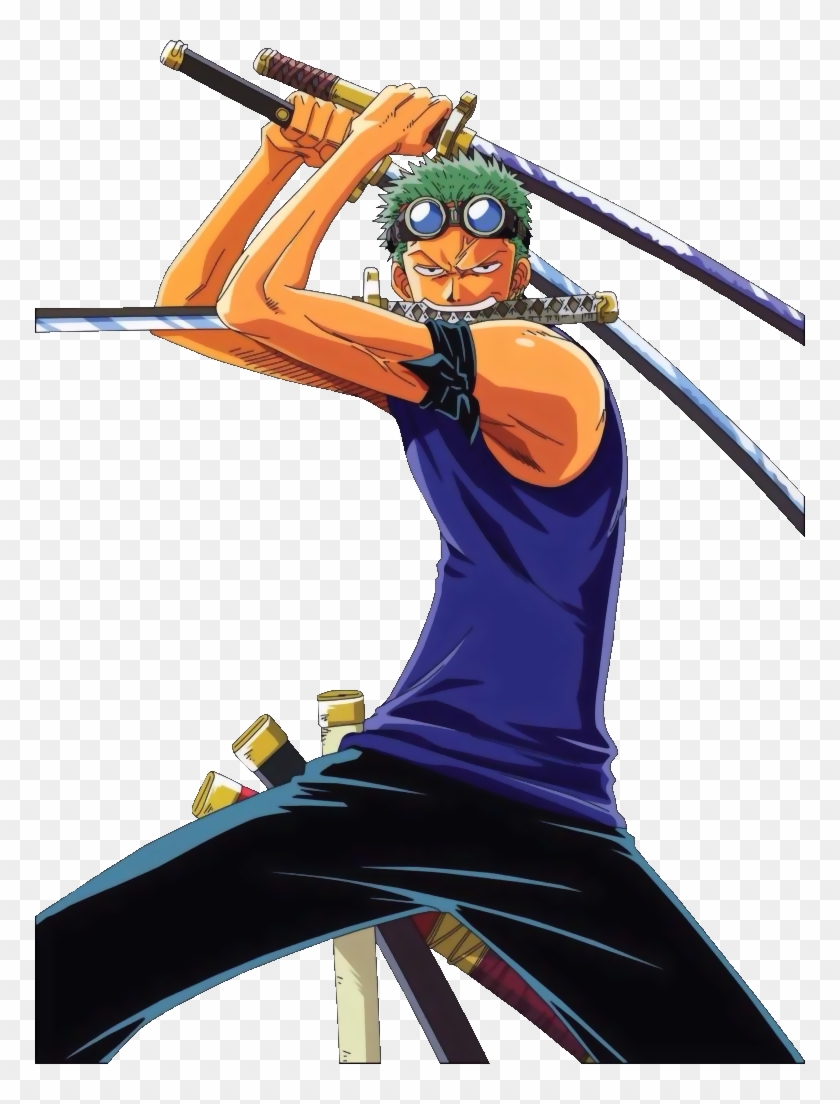 Roronoa Zoro As He Appears In The Skepiea Arc - One Piece Character With Swords #427278
