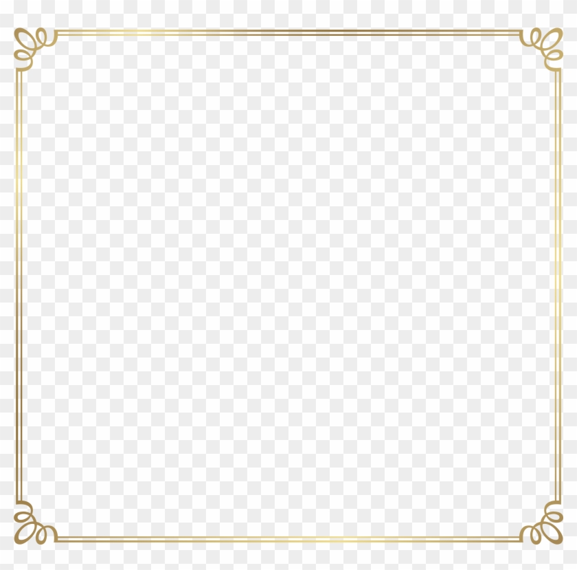 Decorative Frame Border Png Clipart - Thai Frame Png #428030