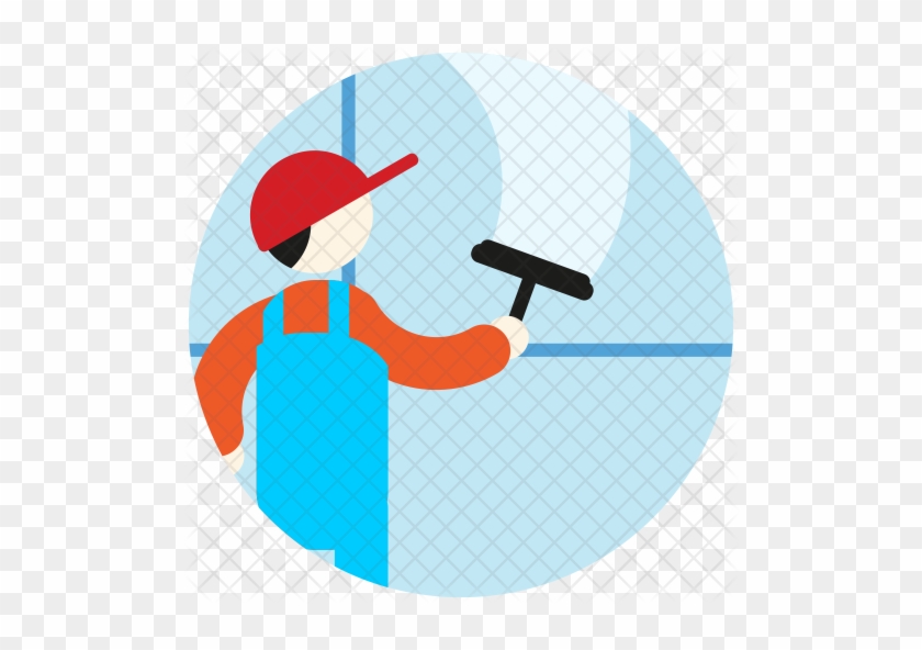 Window Cleaner Icon - Illustration #430361