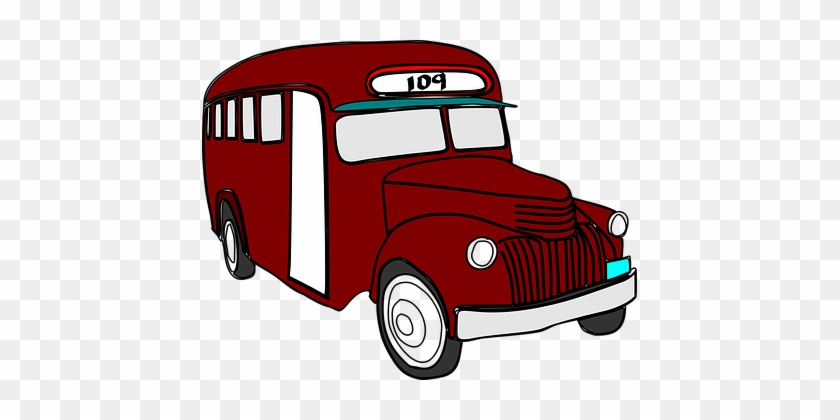 Bus, Public, Transportation, Vehicle - Old Bus Clipart #432839