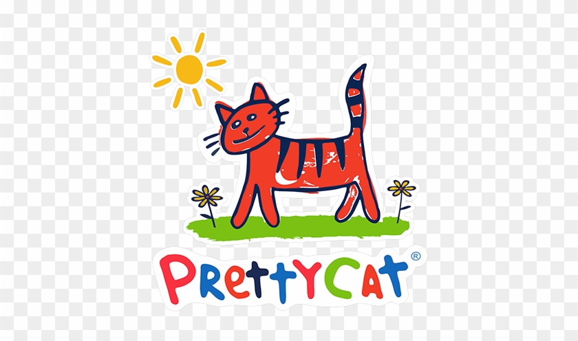 Логотип Pretty Cat - Prettycat Wood Granules Древесный Наполнитель #434679